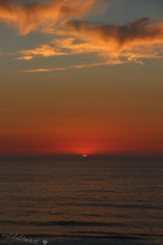 Sunset Ocean Haven Yachats Oregon coast blameitonmywildheartblog wildatheart